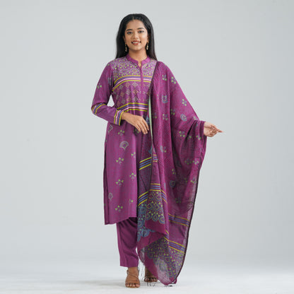 Women's Purple Three Piece Set