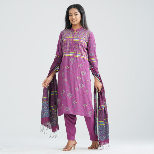 Women's Purple Three Piece Set