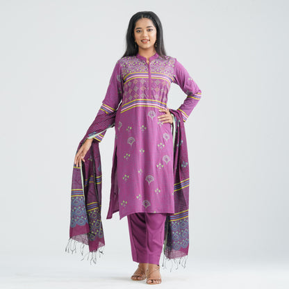 Women's Purple Three Piece Set