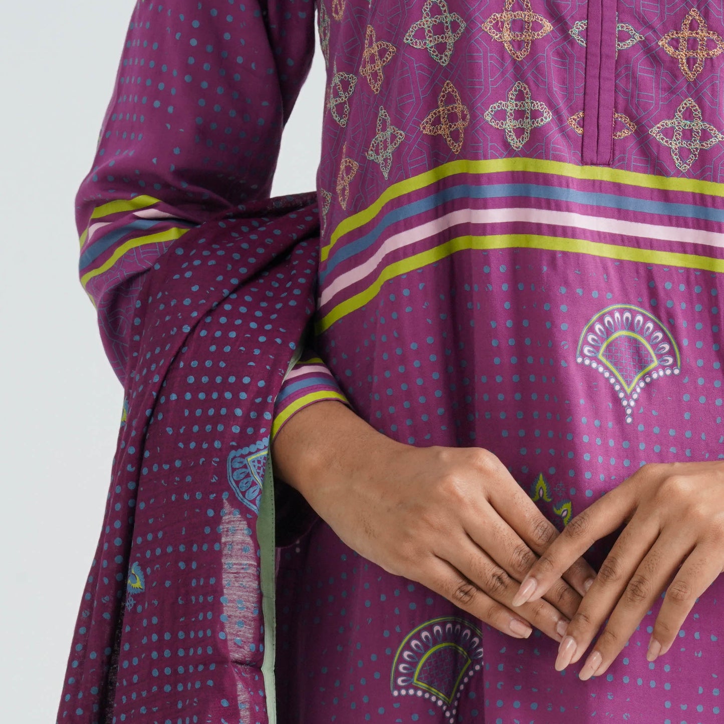Women's Purple Three Piece Set