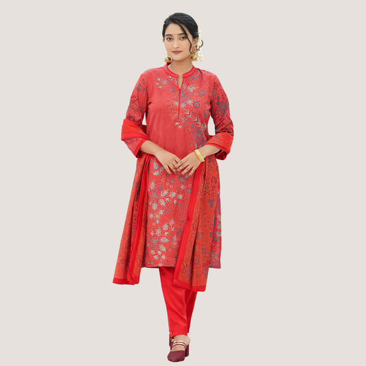 Womens Red Three Piece Set