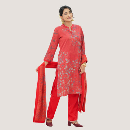 Womens Red Three Piece Set