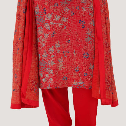 Womens Red Three Piece Set