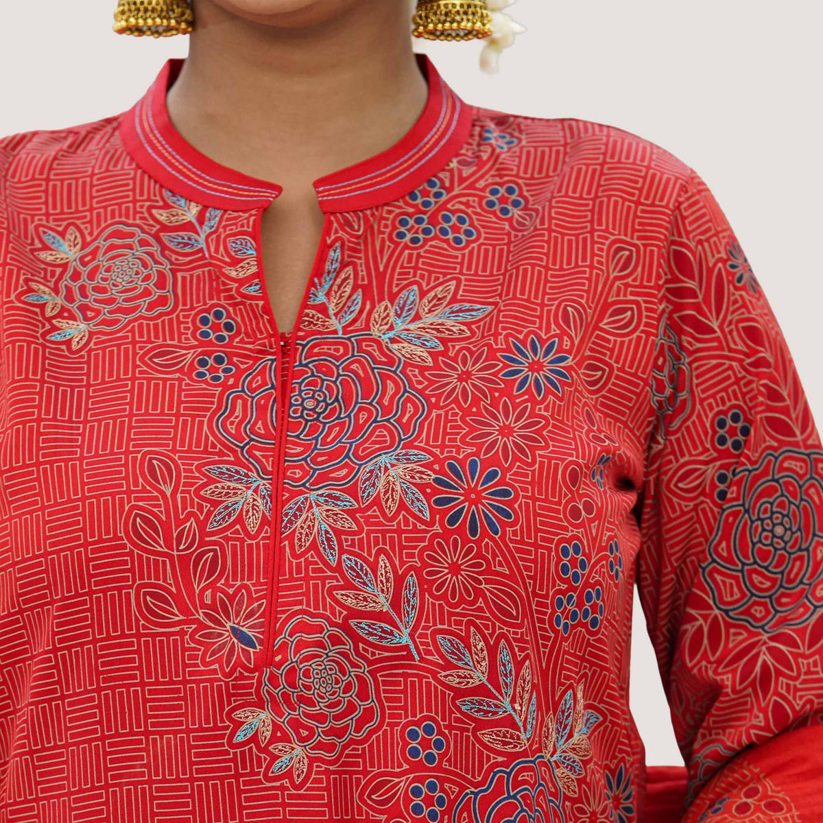 Womens Red Three Piece Set