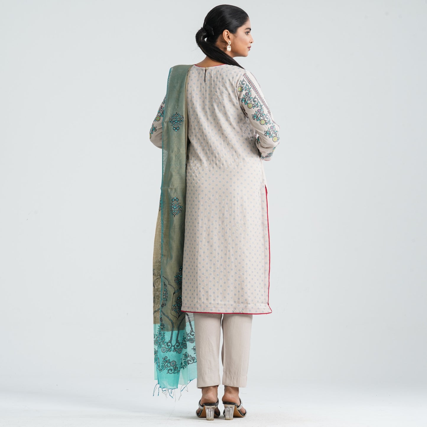 Women's Blended Silk Three Piece Set