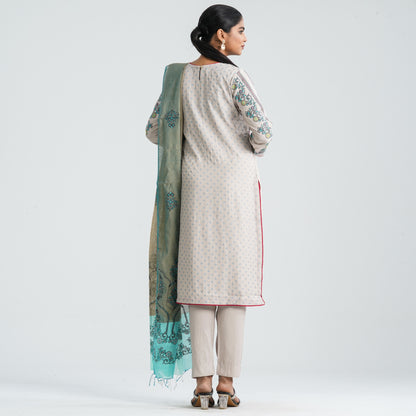 Women's Blended Silk Three Piece Set