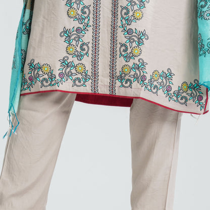 Women's Blended Silk Three Piece Set