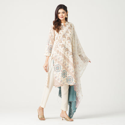 Women’s Blended Silk Three Piece