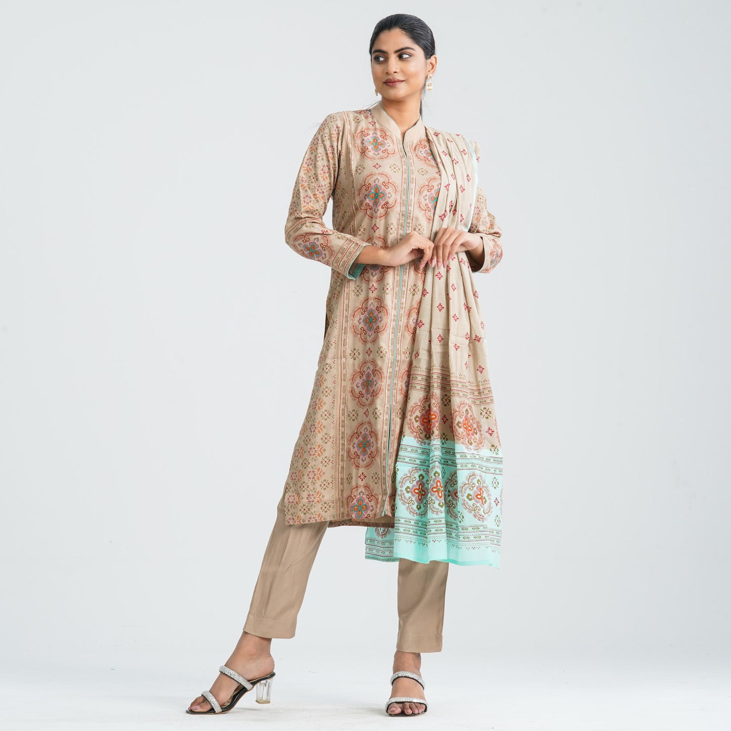 Women Viscose Three Piece Set