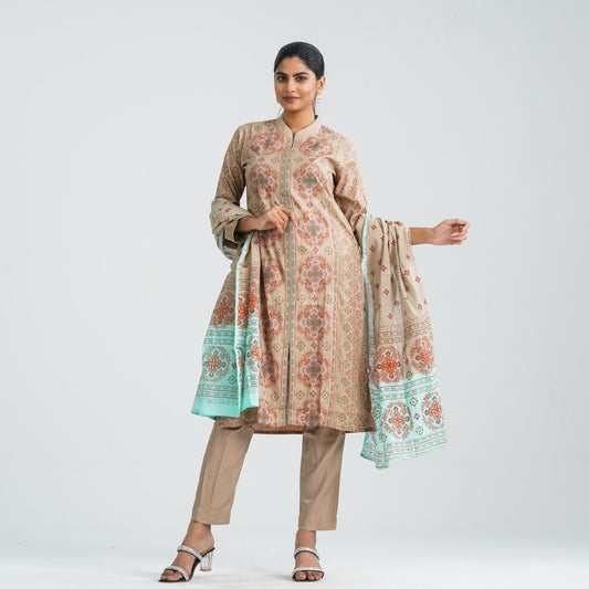 Women Viscose Three Piece Set