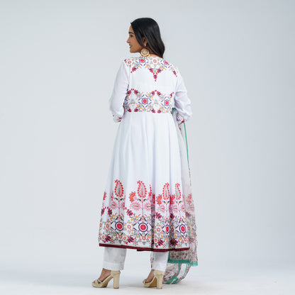 Women’s Floral Georgette Three Piece Set
