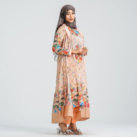 Women's Silk Georgette Three Piece Set