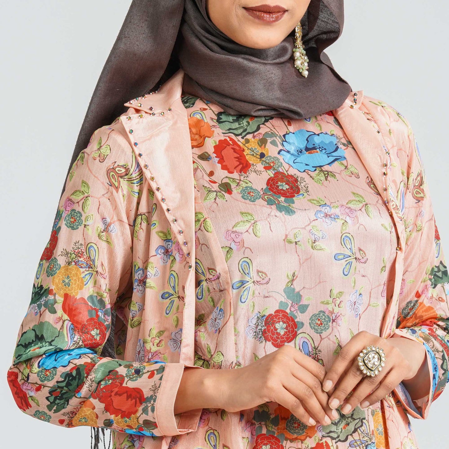 Women's Silk Georgette Three Piece Set