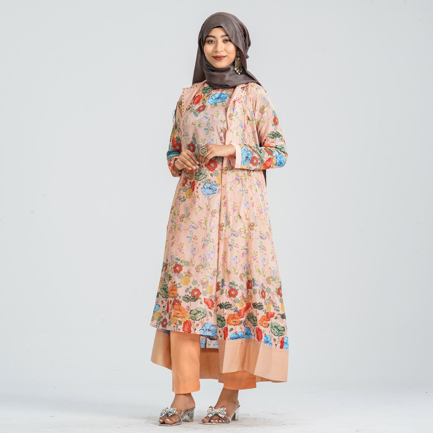 Women's Silk Georgette Three Piece Set
