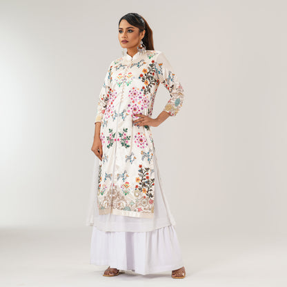 Womens Sherwani Cut Premium Three Piece