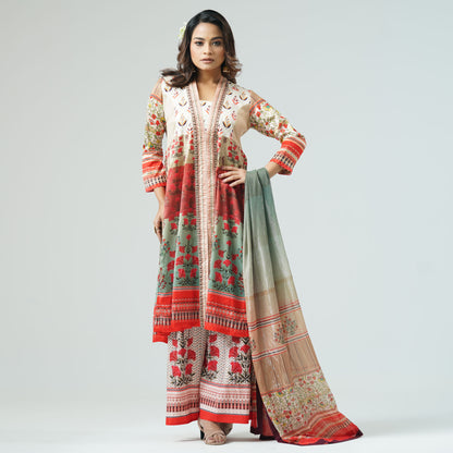 Womens Multicolor Three Piece Set