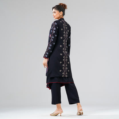 Womens Black Three Piece Set