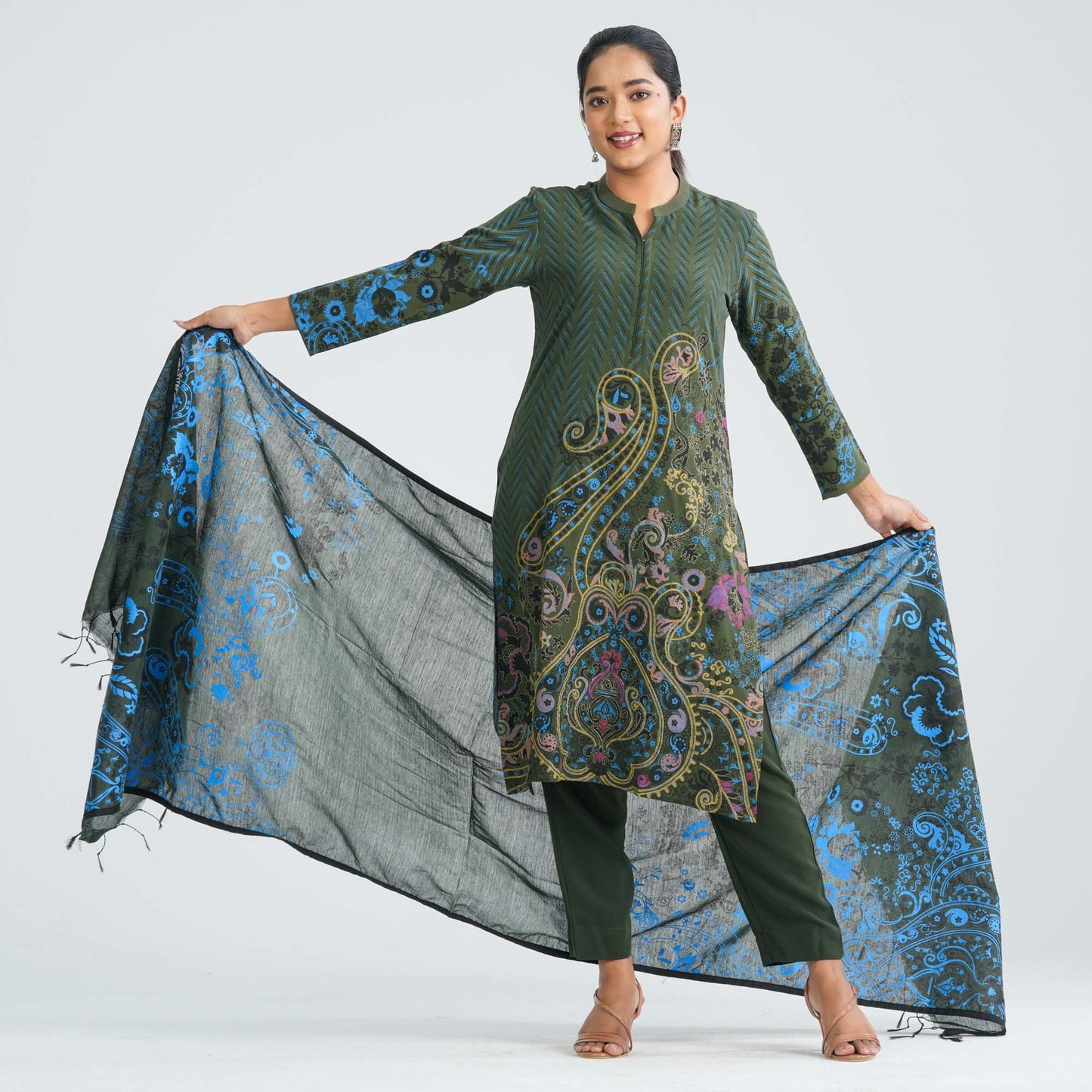 Women’s Green Three Piece Set