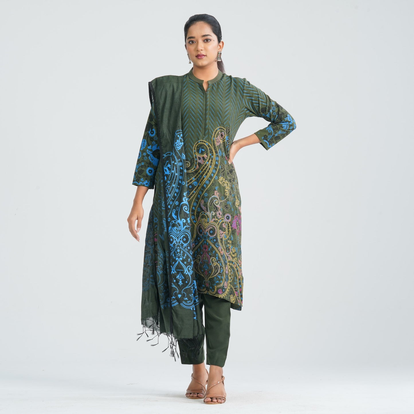 Women’s Green Three Piece Set