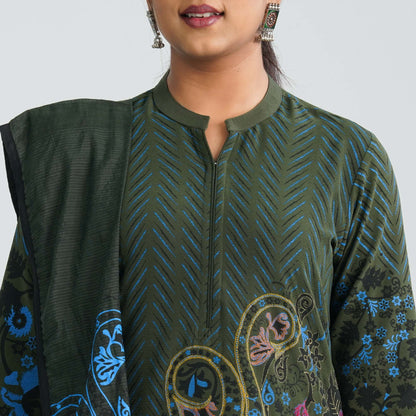 Women’s Green Three Piece Set