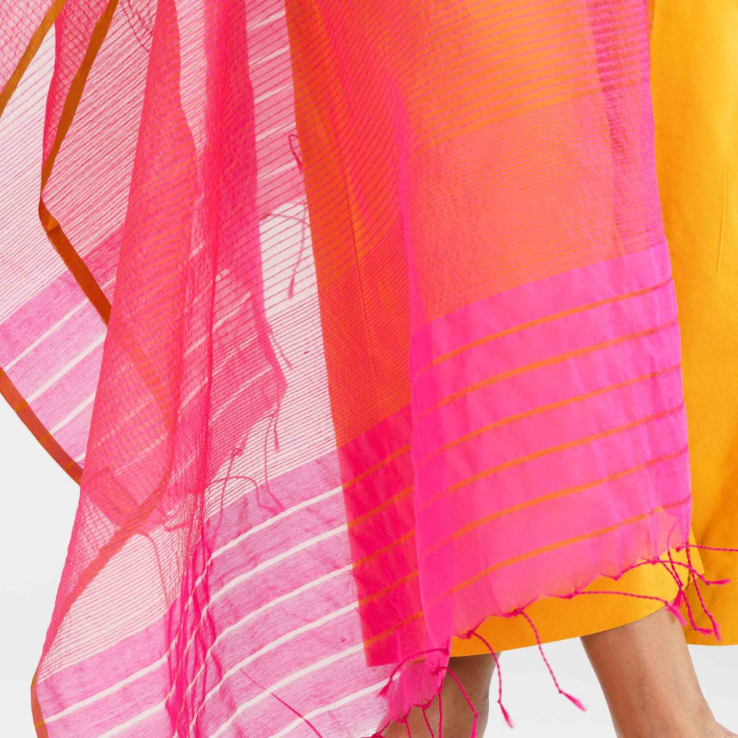 Womens Magenta Screen Printed Orna