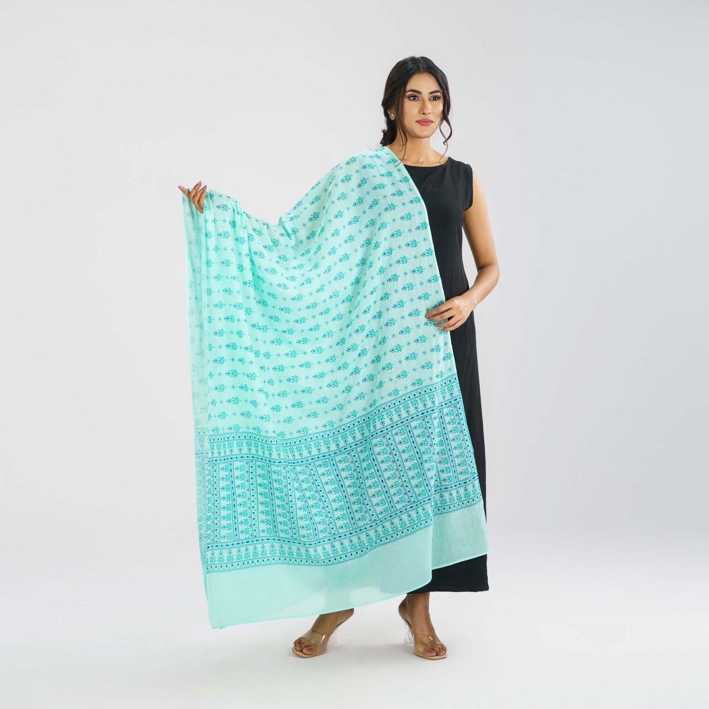 Womens Ethnic Pastel Cotton Orna