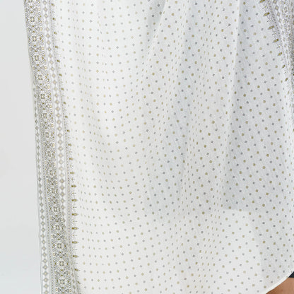 Womens Ethnic White Orna
