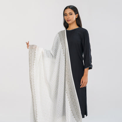 Womens Ethnic White Orna