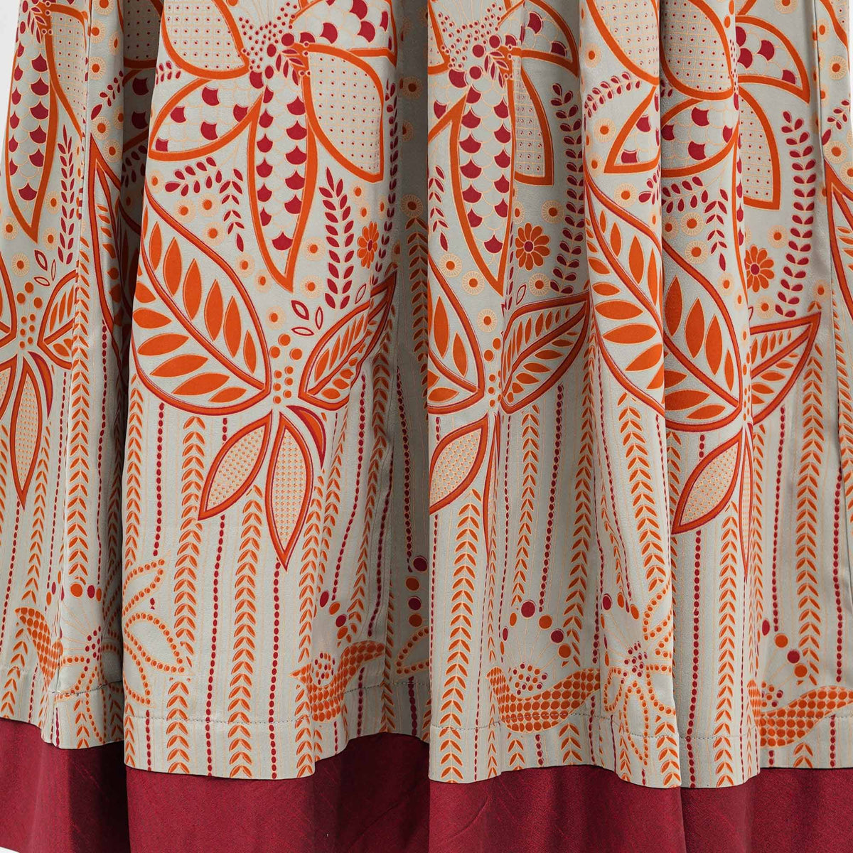 Womens Olive Kalidar Gown