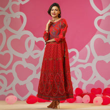 Load image into Gallery viewer, ETHNIC GOWN- RED
