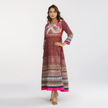 Load image into Gallery viewer, Women&#39;s Multi-Color Ethnic Gown
