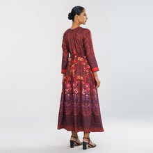 Load image into Gallery viewer, Women&#39;s Multicolor Digital Printed Gown
