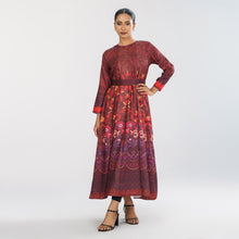 Load image into Gallery viewer, Women&#39;s Multicolor Digital Printed Gown
