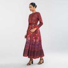 Load image into Gallery viewer, Women&#39;s Multicolor Digital Printed Gown
