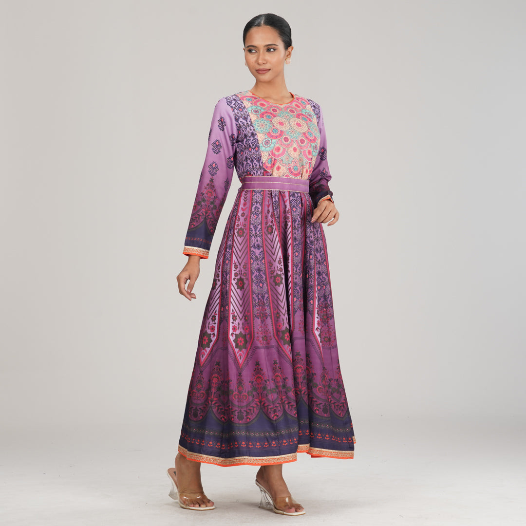 Womens Ethnic Gown- Multi Color