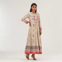 Load image into Gallery viewer, Womens Beige Ethnic Gown
