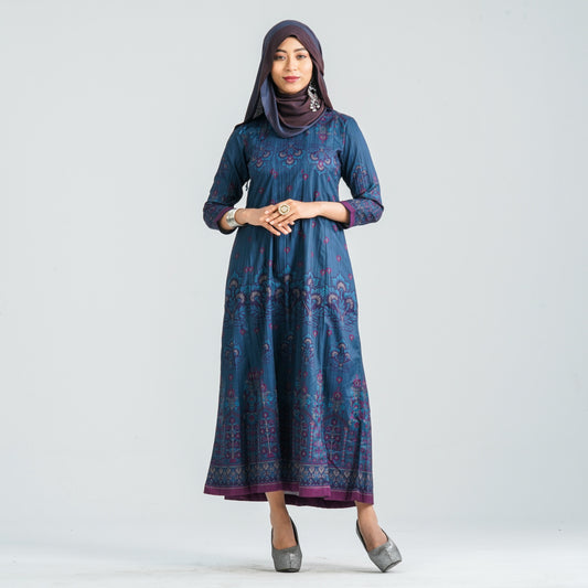 Women's Blended Silk Gown