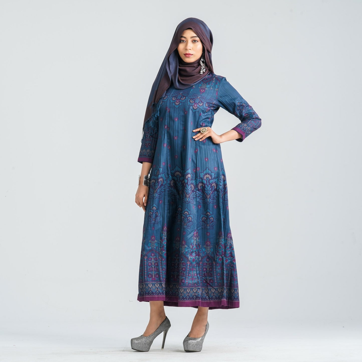 Women's Blended Silk Gown