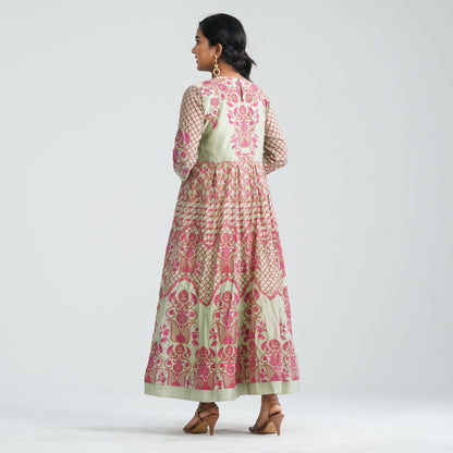 Women's Blended Silk Gown