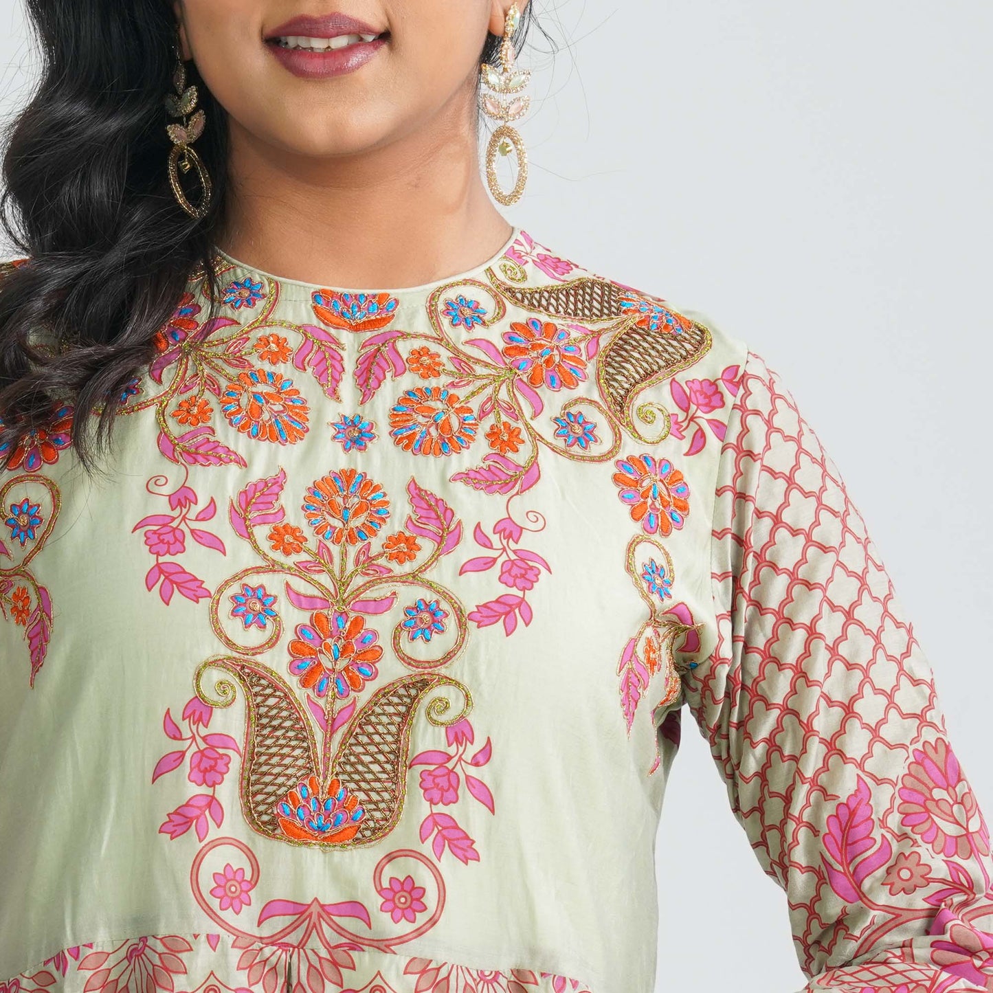 Women's Blended Silk Gown