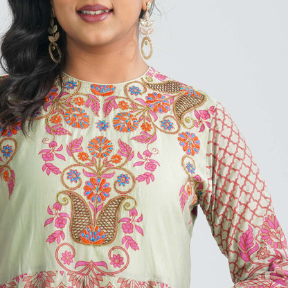 Women's Blended Silk Gown