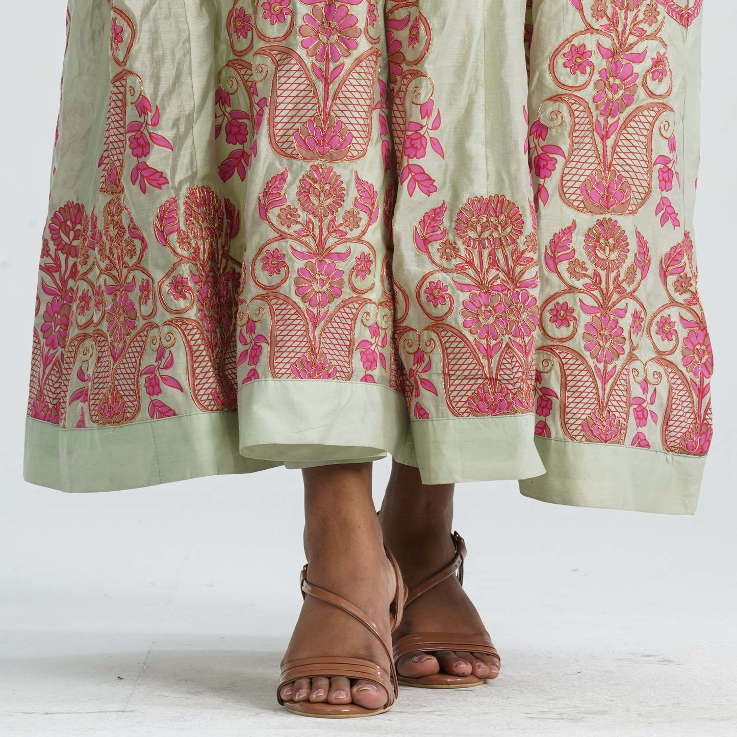 Women's Blended Silk Gown