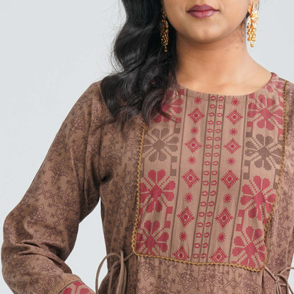 Women's Half-Silk Gown