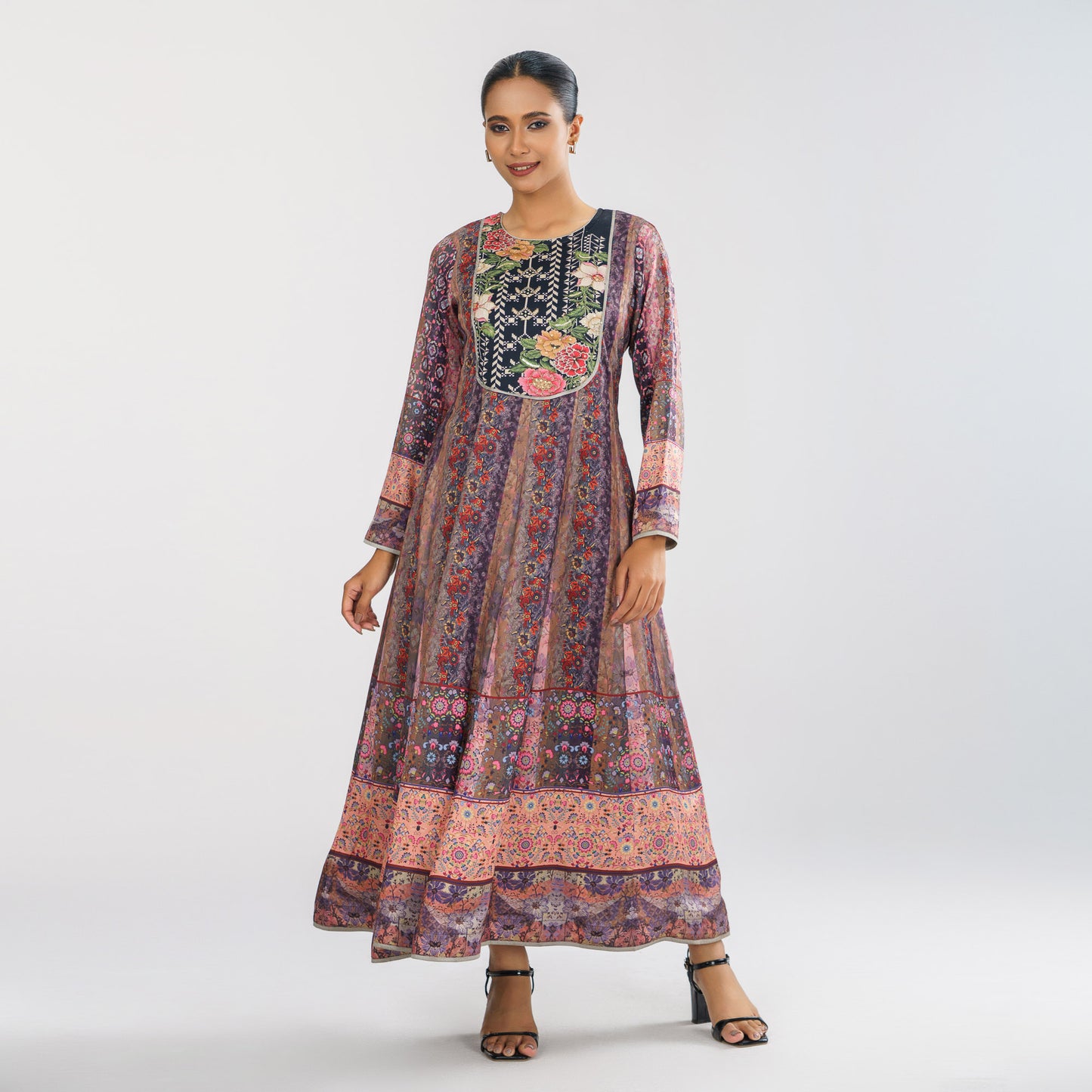 Women’s Ethnic Gown Multi Color