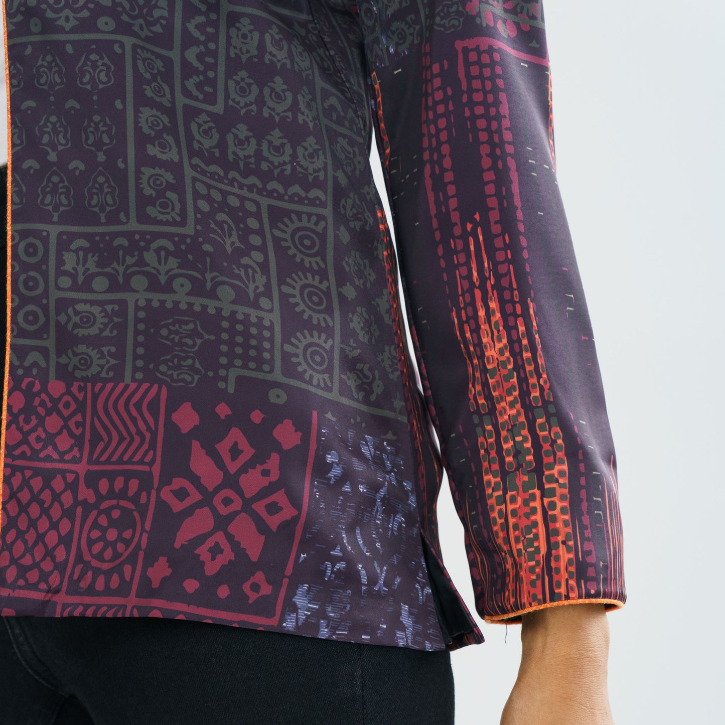 Womens Ethnic Multicolor Jacket