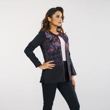 Load image into Gallery viewer, Womens Ethnic Embroidered Silk Jacket
