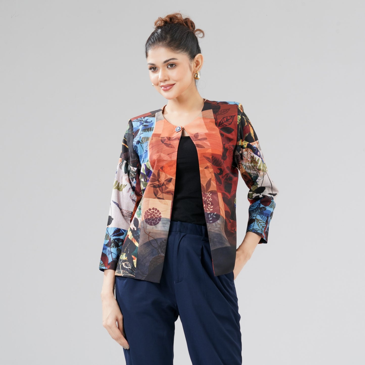 Womens Multicolor Jacket