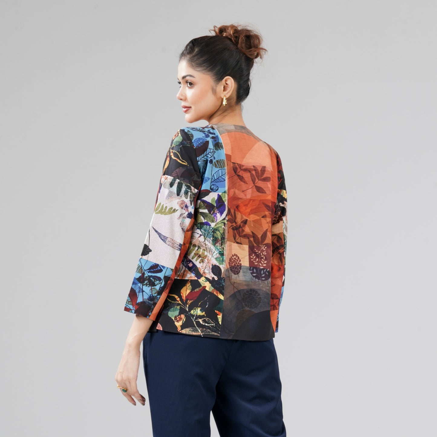 Womens Multicolor Jacket