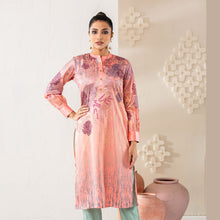 Load image into Gallery viewer, Women Peach Silk Kurti
