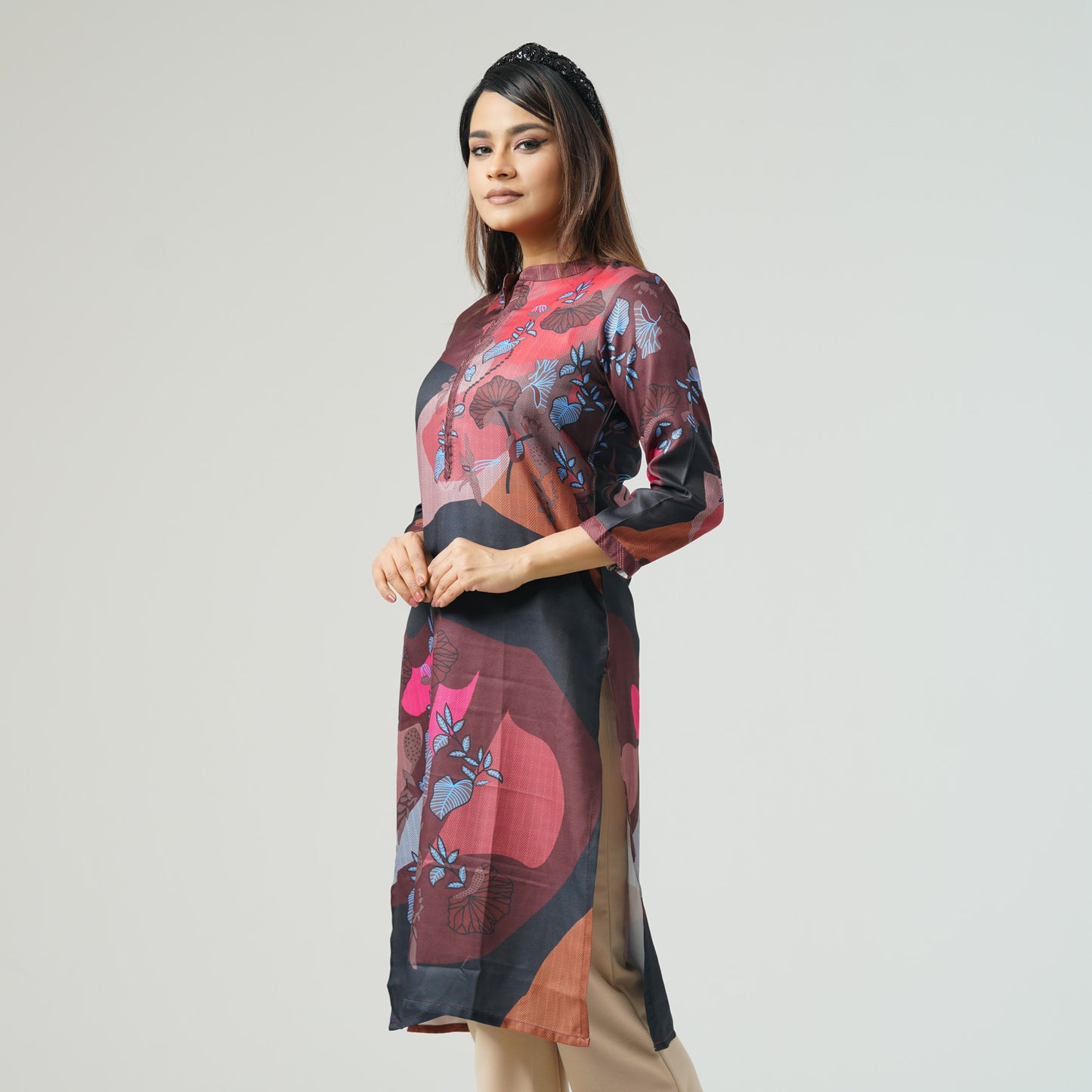 Womens Multicolor Kurti